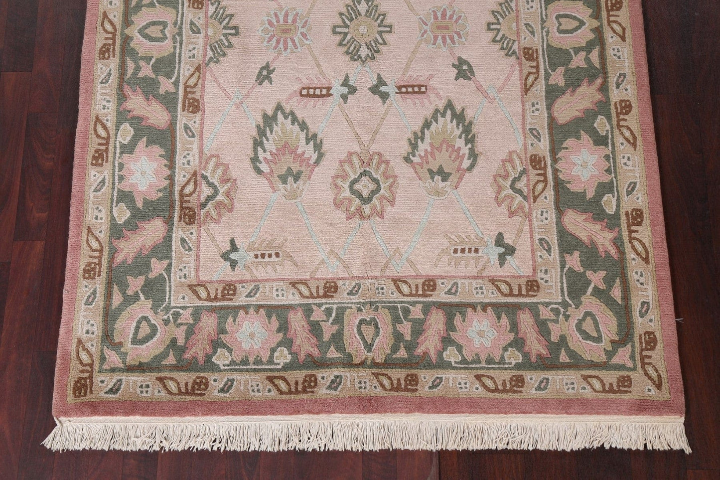 Vegetable Dye Nepalese Oriental Area Rug 5x7