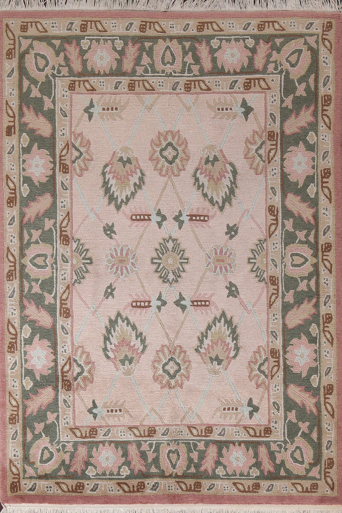 Vegetable Dye Nepalese Oriental Area Rug 5x7