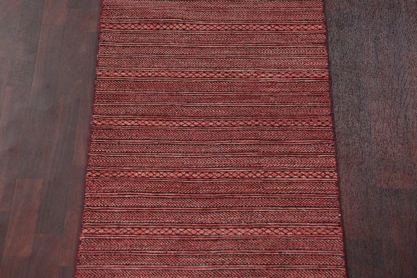 Handmade Gabbeh Kashkoli Wool Runner Rug 3x14