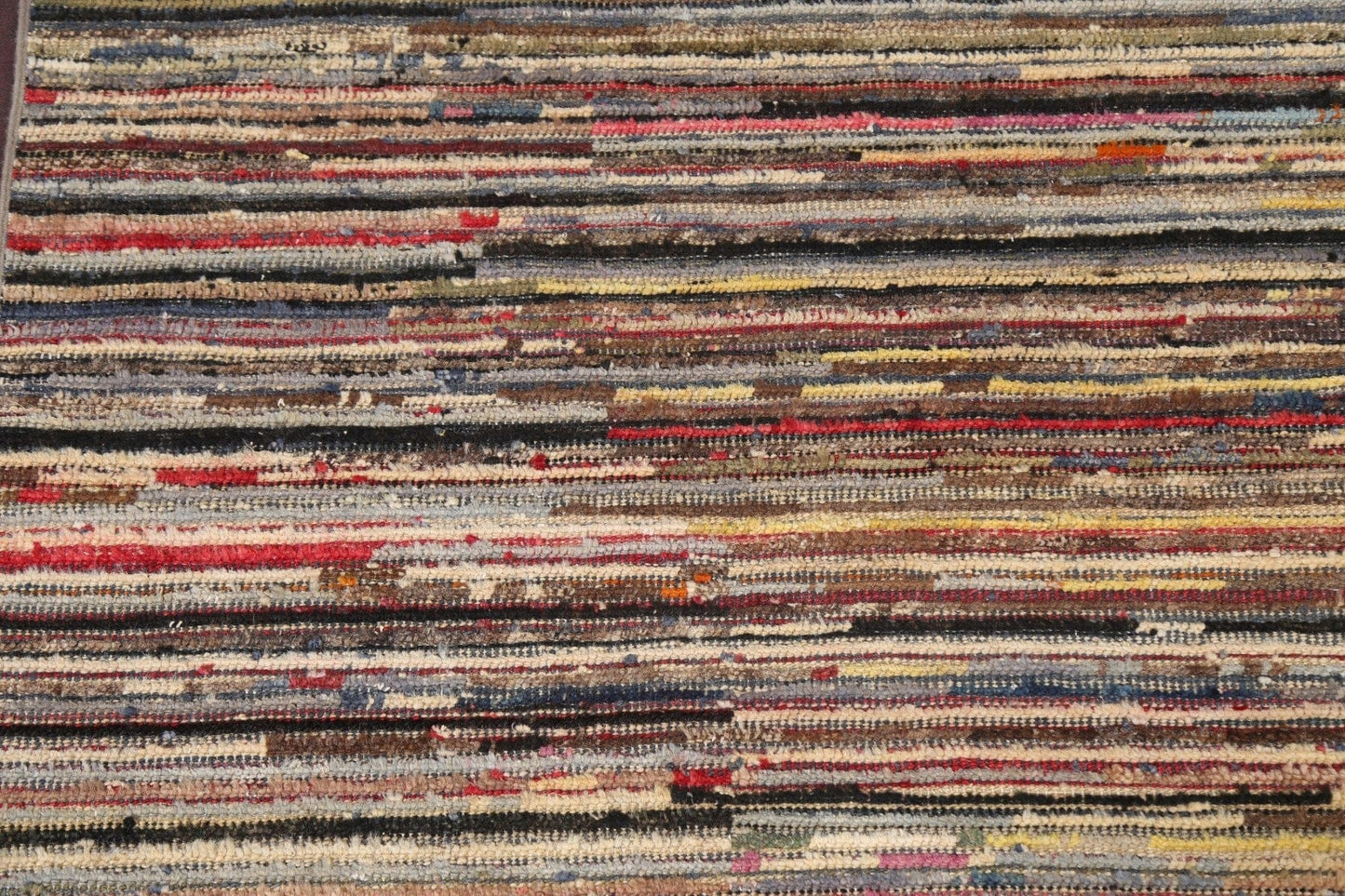 Striped Gabbeh Kashkoli Contemporary Rug 3x5