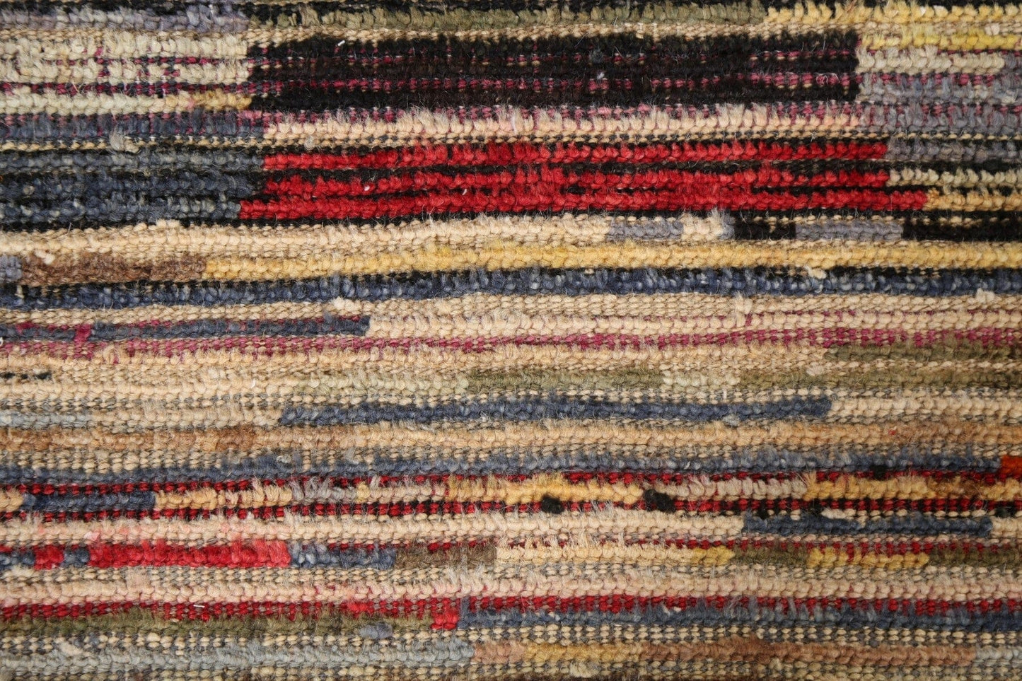 Striped Gabbeh Kashkoli Contemporary Rug 3x5