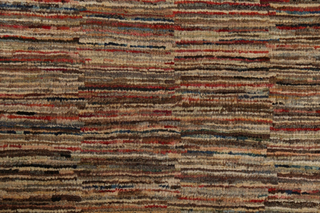 Striped Gabbeh Kashkoli Wool Rug 2x4