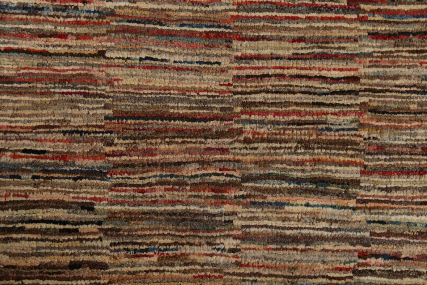 Striped Gabbeh Kashkoli Wool Rug 2x4