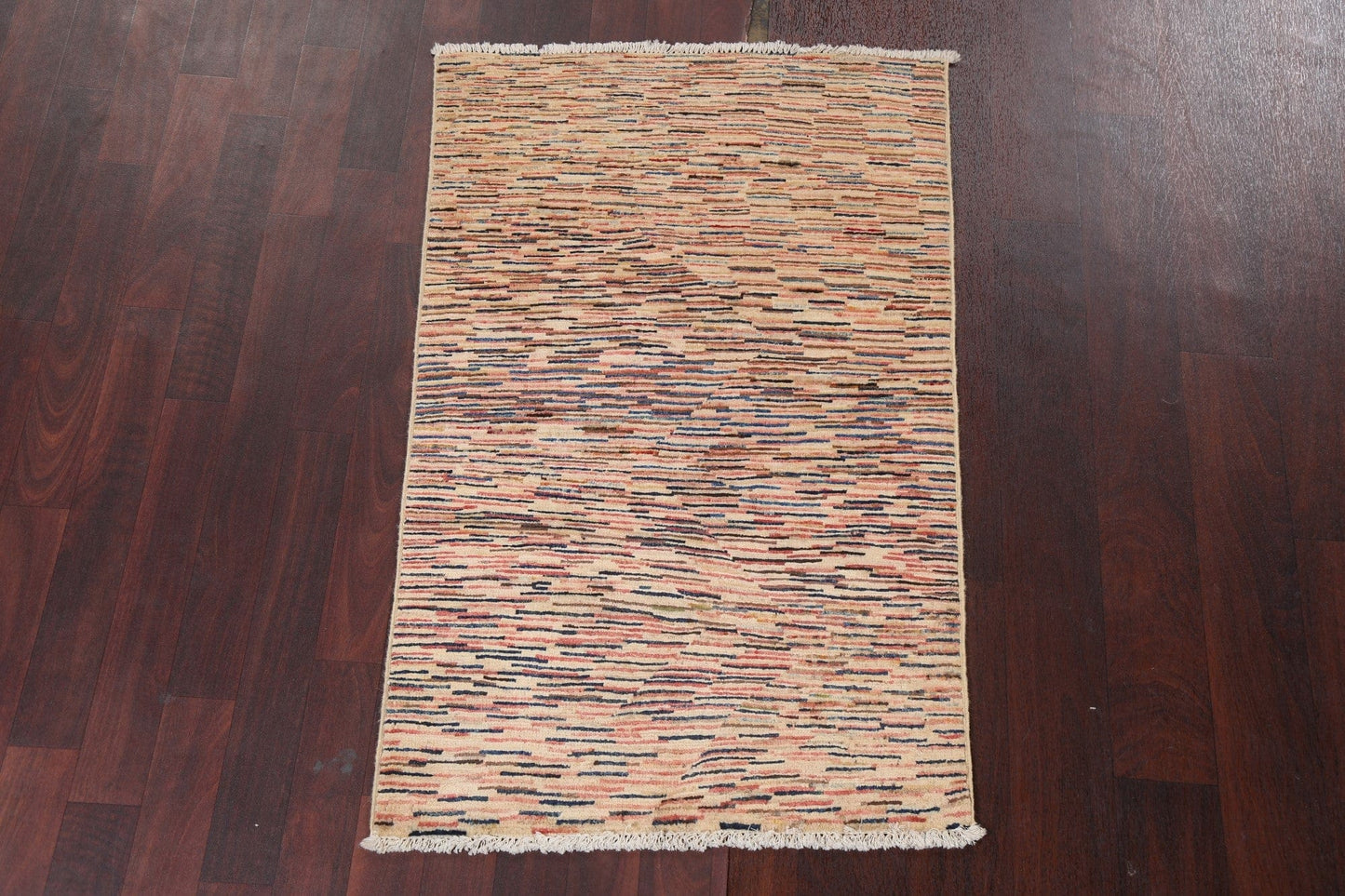 Handmade Gabbeh Kashkoli Wool Modern Rug 2x4