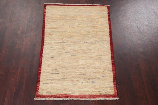 Handmade Gabbeh Kashkoli Wool Rug 3x5