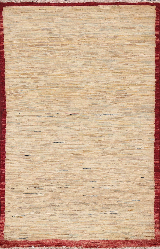 Handmade Gabbeh Kashkoli Wool Rug 3x5