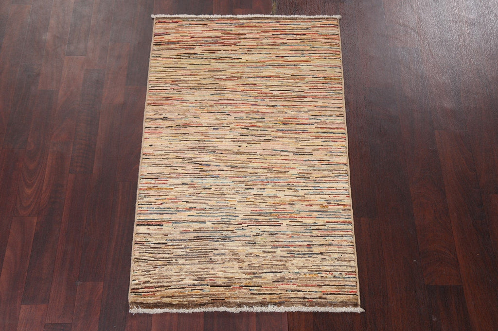 Wool Gabbeh Kashkoli Handmade Rug 3x4