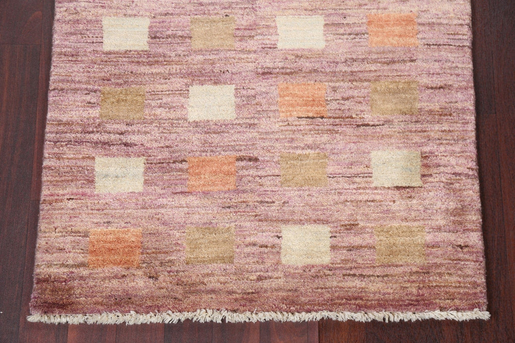 Handmade Gabbeh Kashkoli Wool Rug 3x4