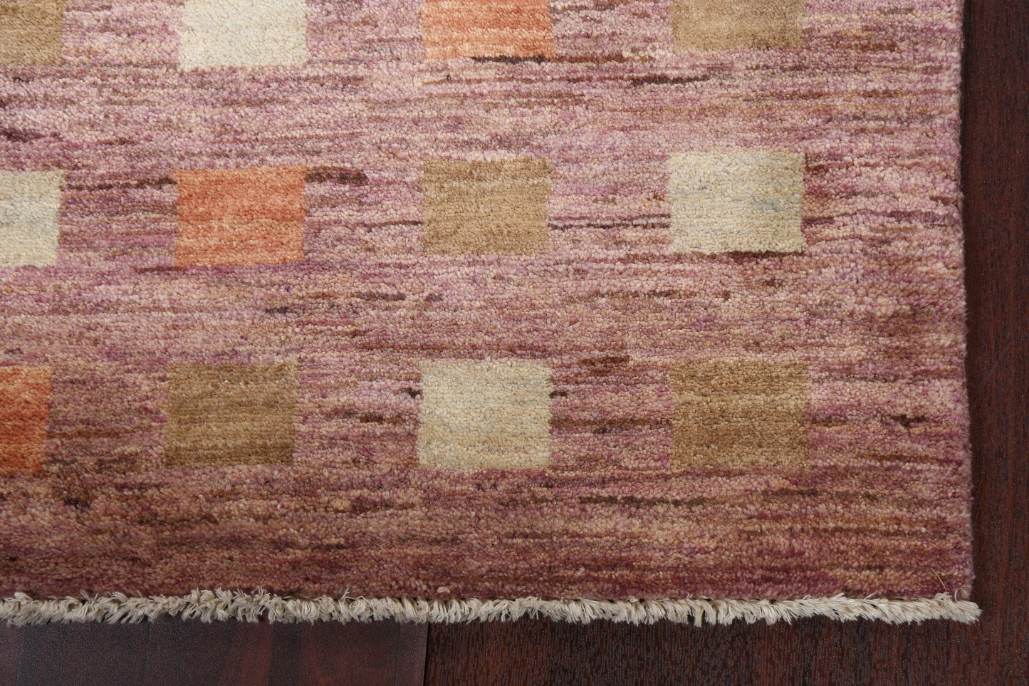 Handmade Gabbeh Kashkoli Wool Rug 3x4