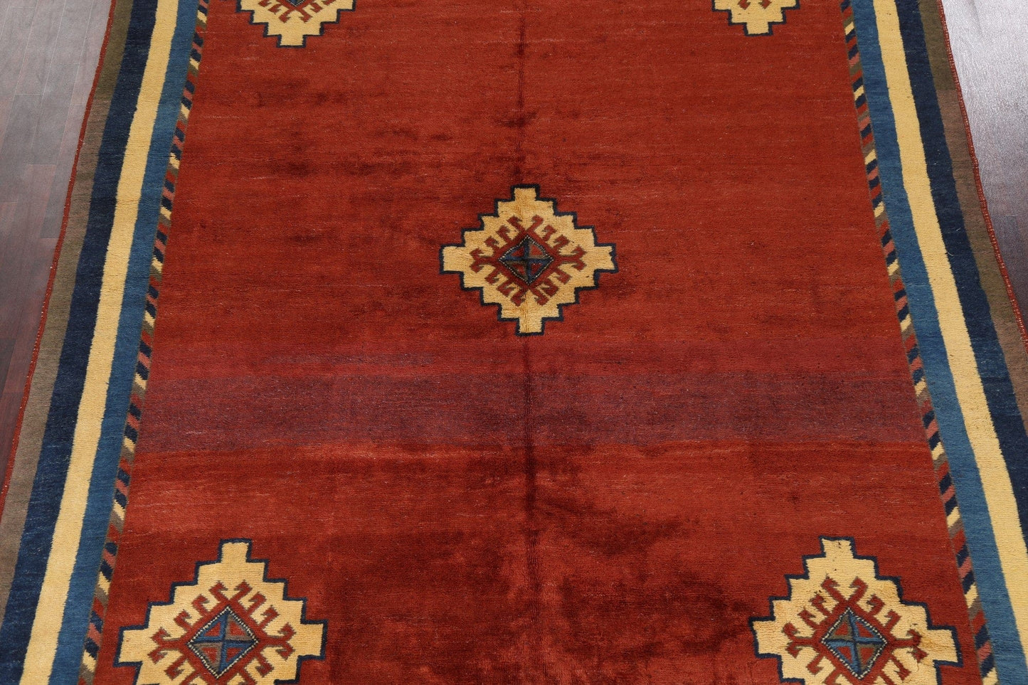 Vintage Gabbeh Persian Area Rug 9x11