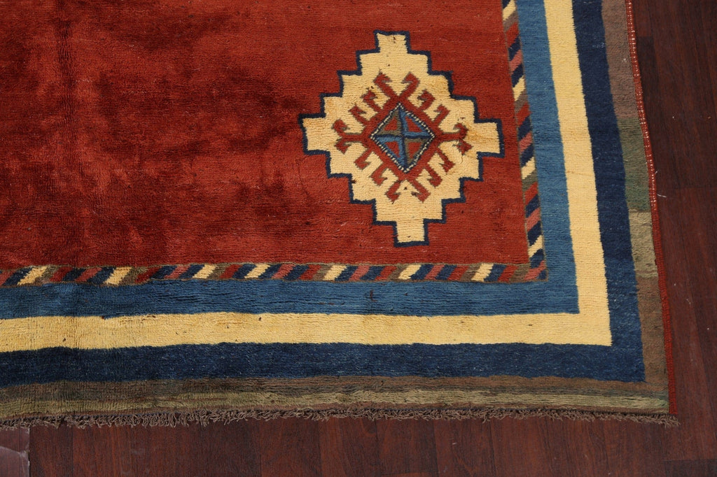 Vintage Gabbeh Persian Area Rug 9x11