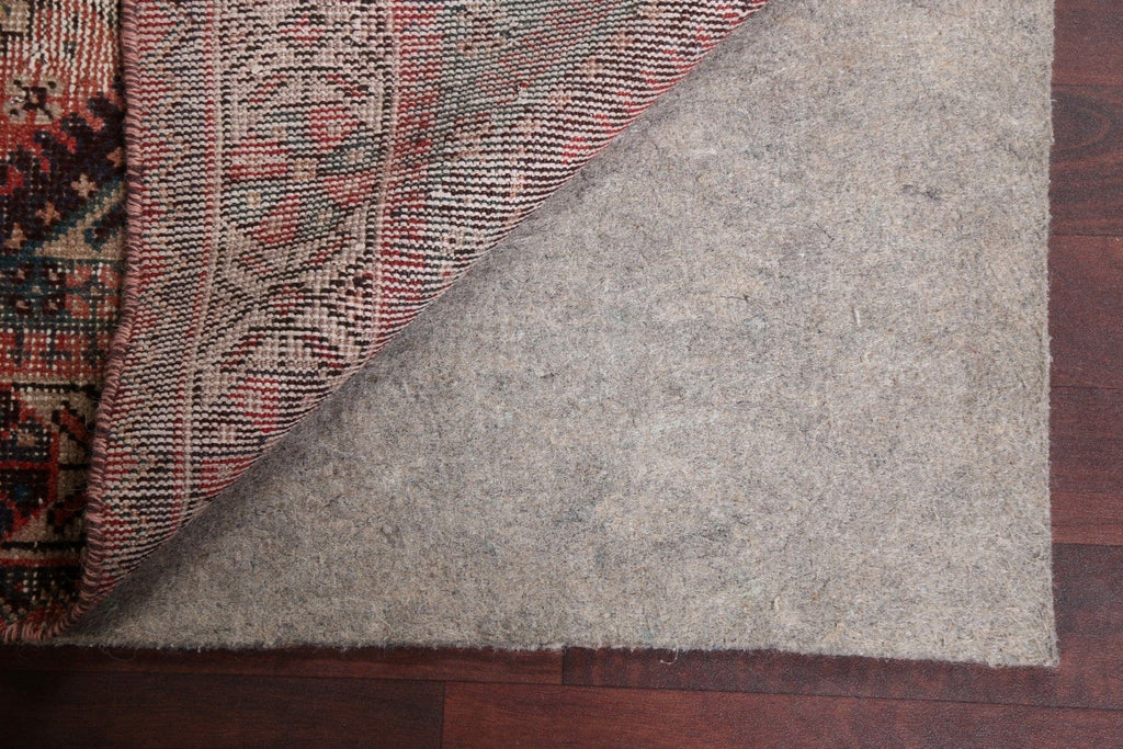 Antique Distressed Shiraz Persian Area Rug 5x6