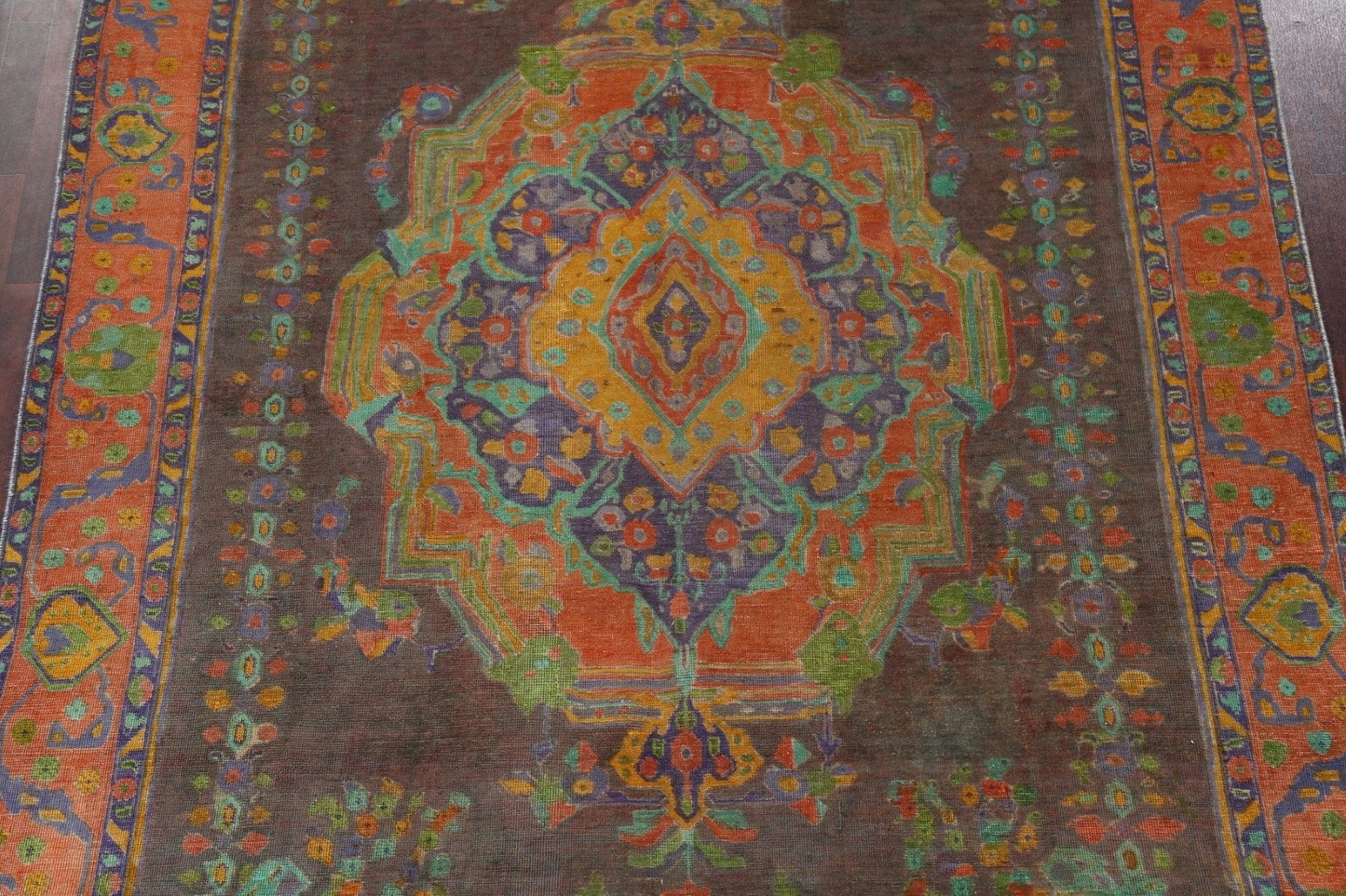 Over-Dye Tabriz Persian Area Rug 8x11