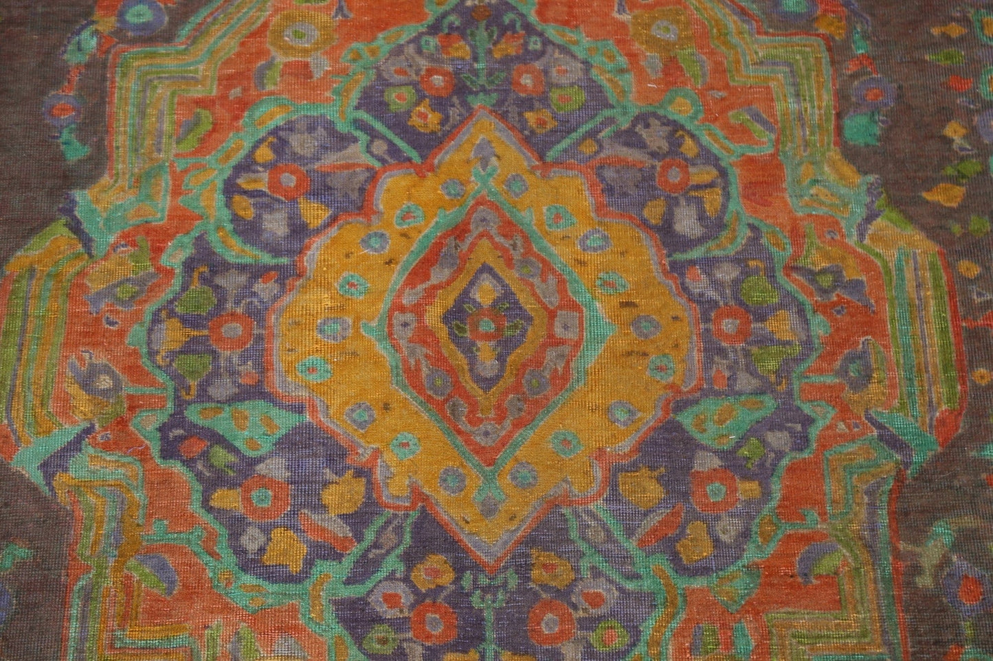 Over-Dye Tabriz Persian Area Rug 8x11