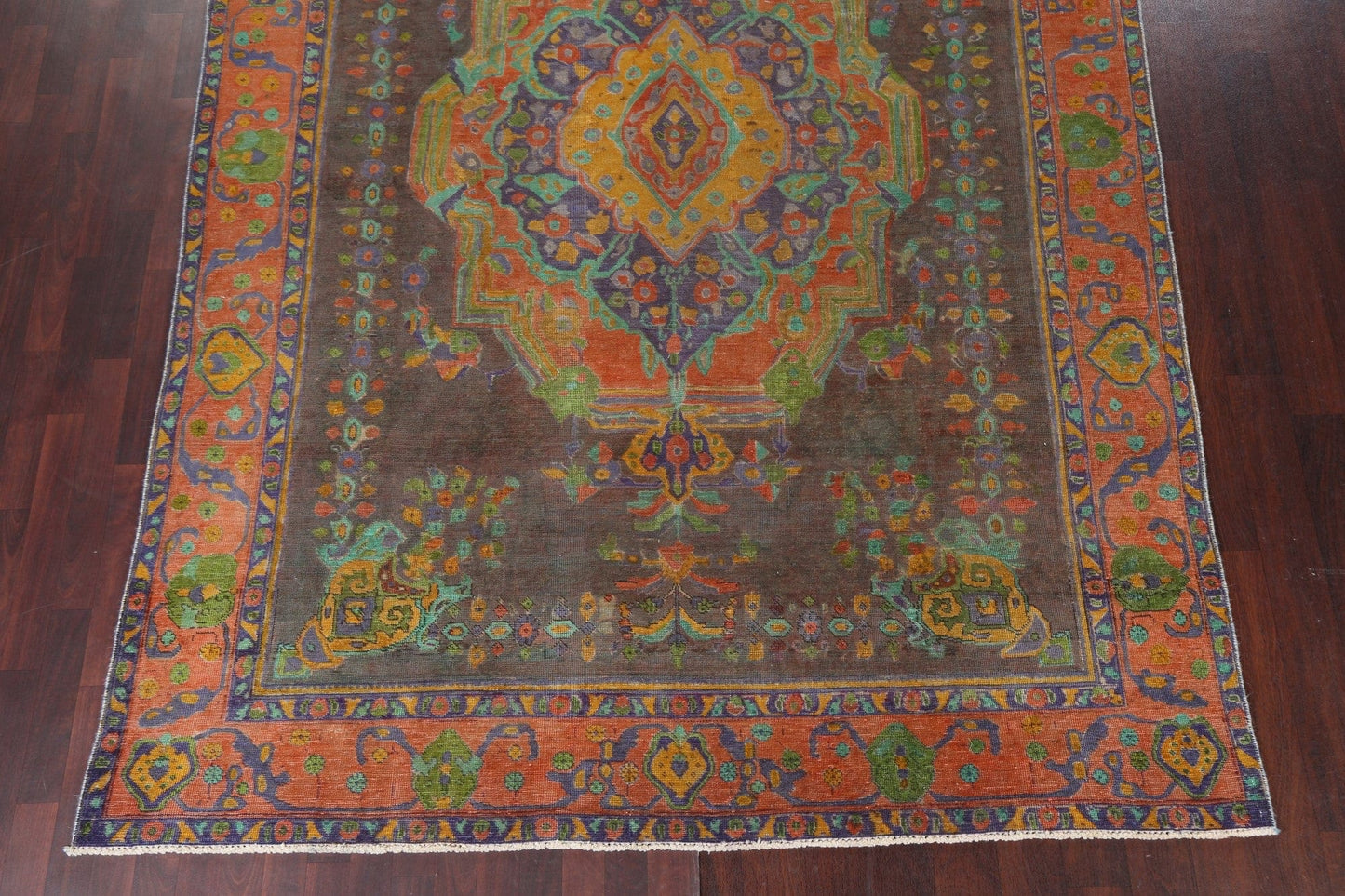 Over-Dye Tabriz Persian Area Rug 8x11