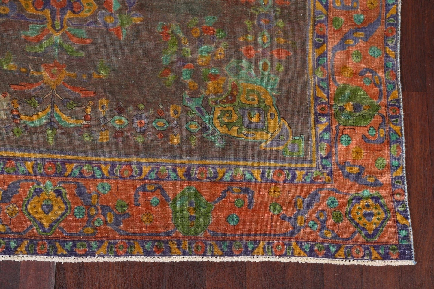 Over-Dye Tabriz Persian Area Rug 8x11