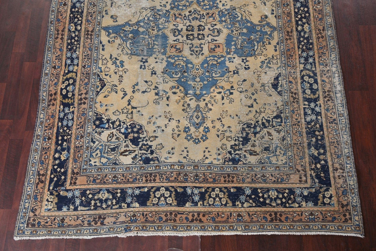 Vintage Hamedan Persian Area Rug 7x9