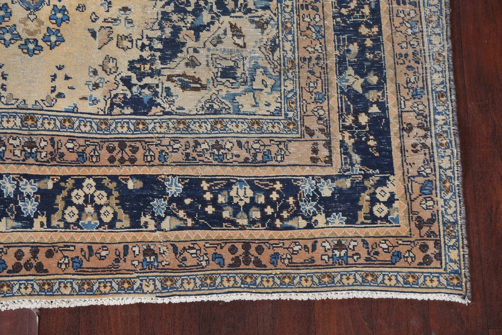 Vintage Hamedan Persian Area Rug 7x9