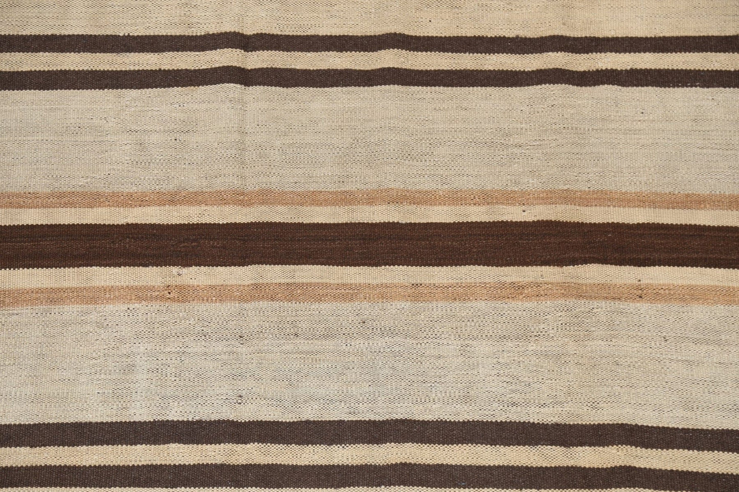 Natural Dye Striped Kilim Oriental Area Rug 5x7