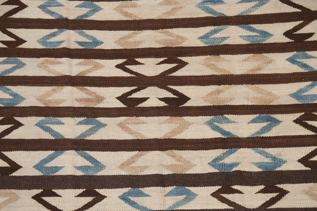 Natural Dye Kilim Oriental Area Rug 5x7