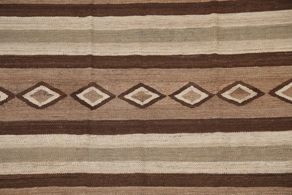 Natural Dye Tribal Kilim Wool Area Rug 5x7