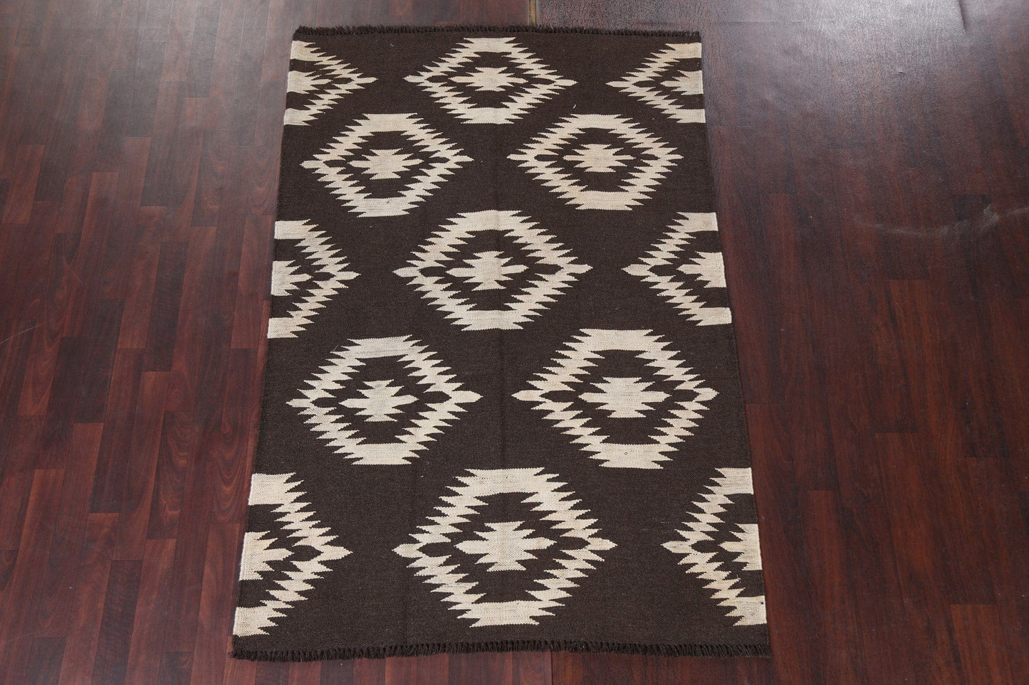 Natural Dye Kilim Oriental Area Rug 5x7