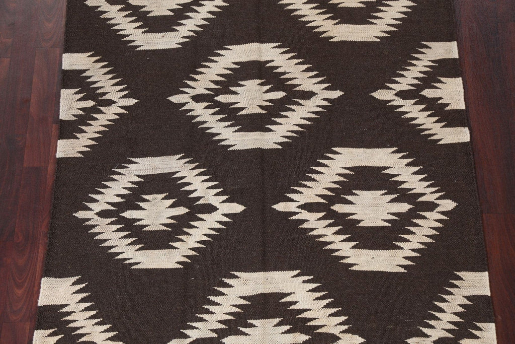 Natural Dye Kilim Oriental Area Rug 5x7