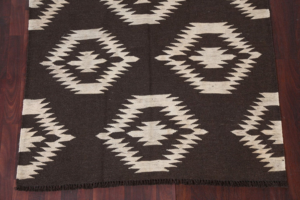 Natural Dye Kilim Oriental Area Rug 5x7