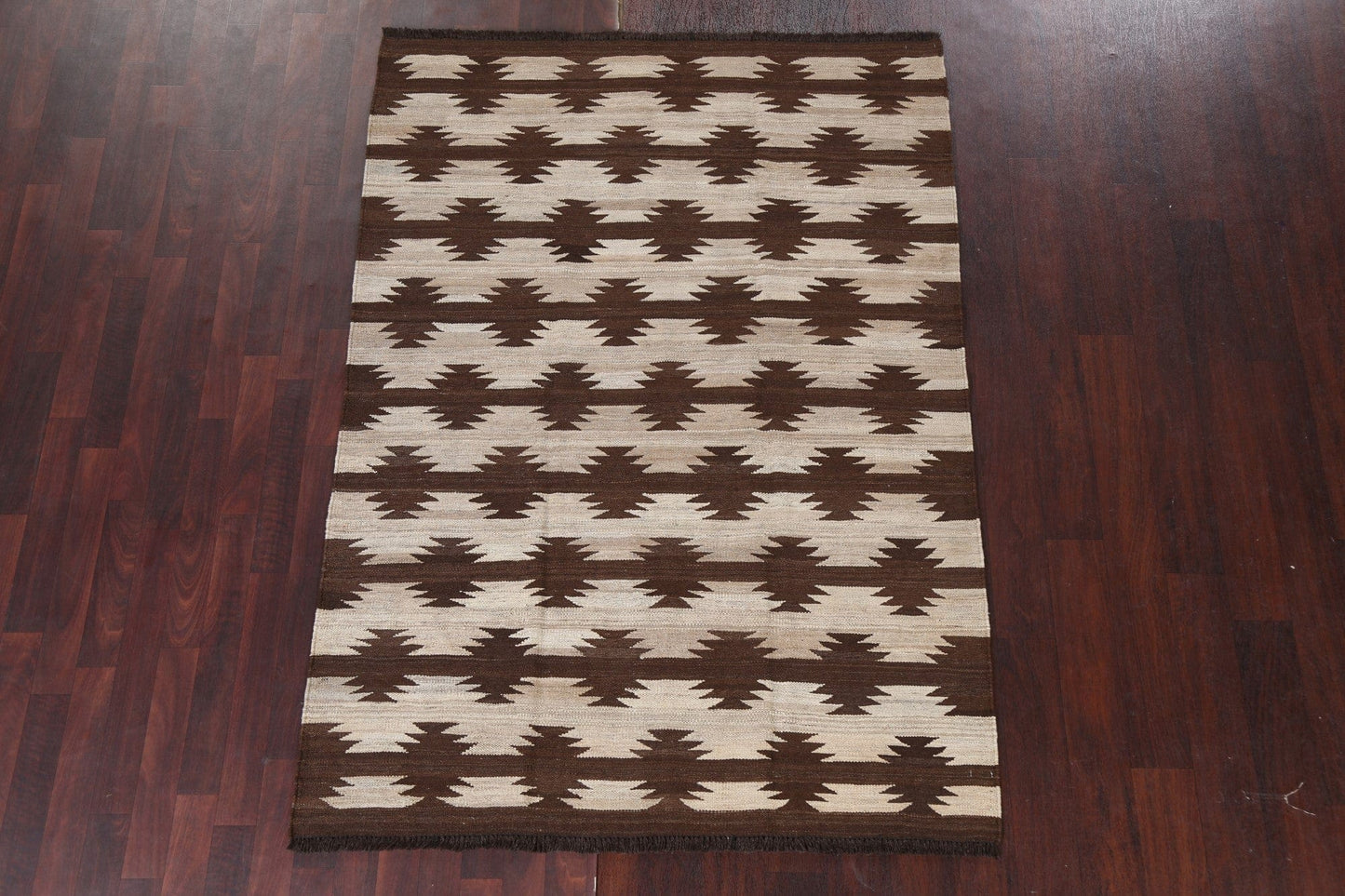 Vegetable Dye Kilim Oriental Area Rug 5x7