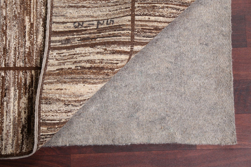 Earth-Tone Gabbeh Kashkoli Wool Area Rug 5x8