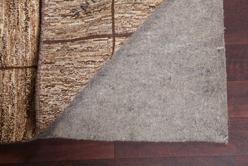 Earth-Tone Gabbeh Persian Area Rug 5x6