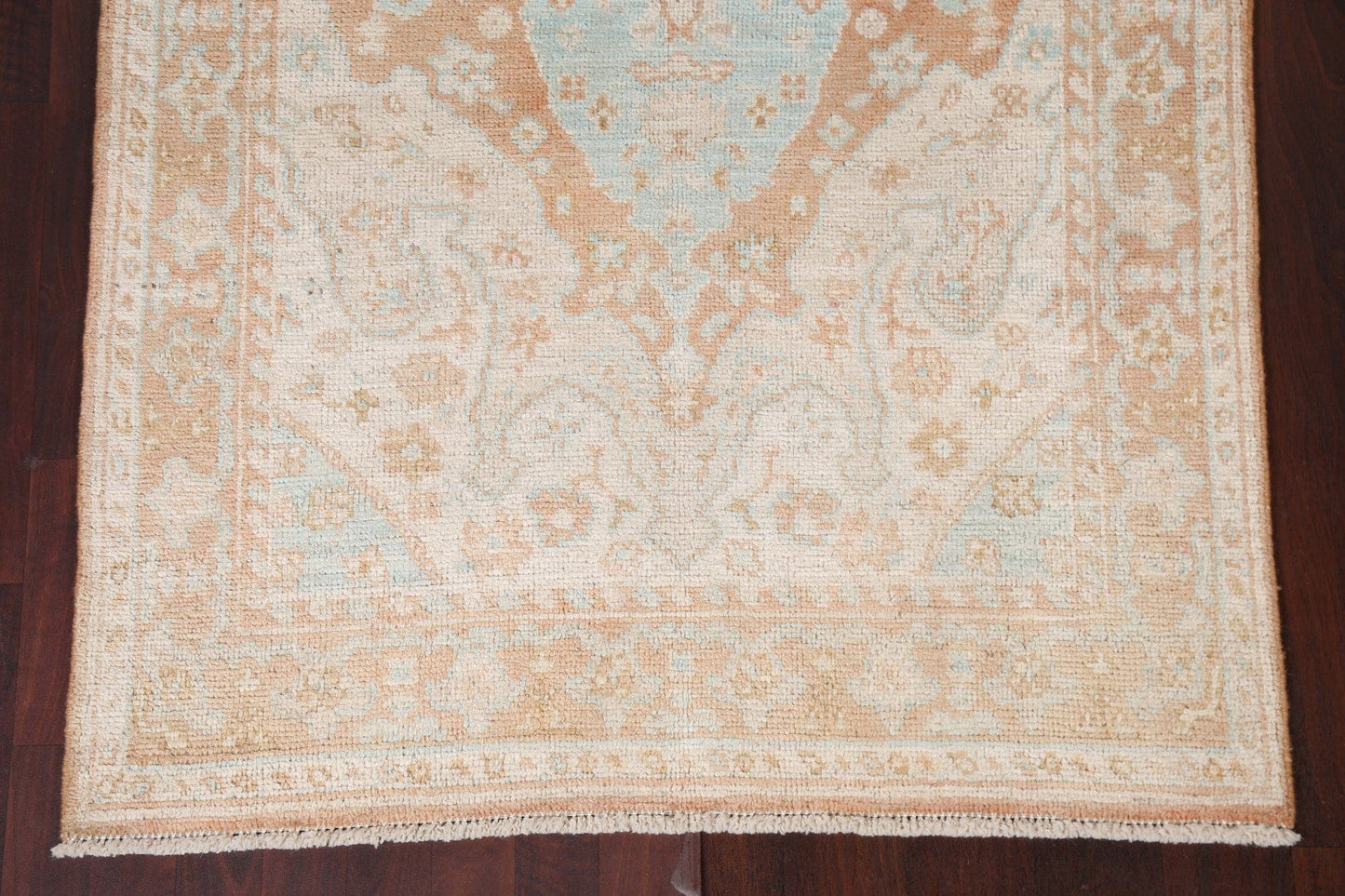 Vegetable Dye Oushak Turkish Area Rug 4x6