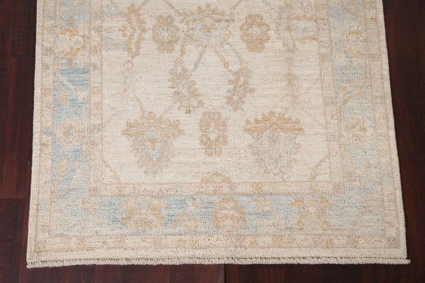 Vegetable Dye Oushak Turkish Area Rug 4x6