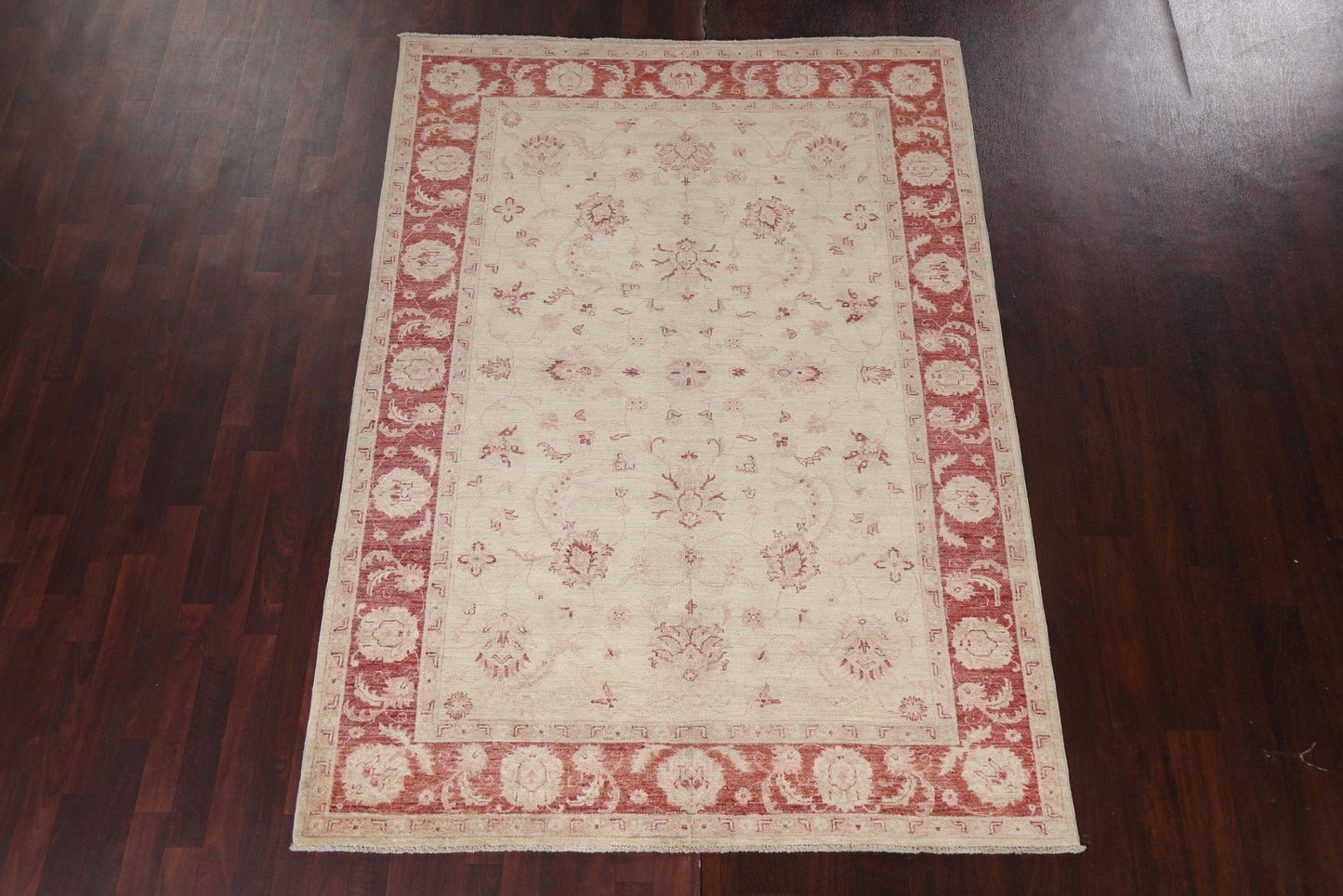 Vegetable Dye Chobi Peshawar Handmade Area Rug 6x8