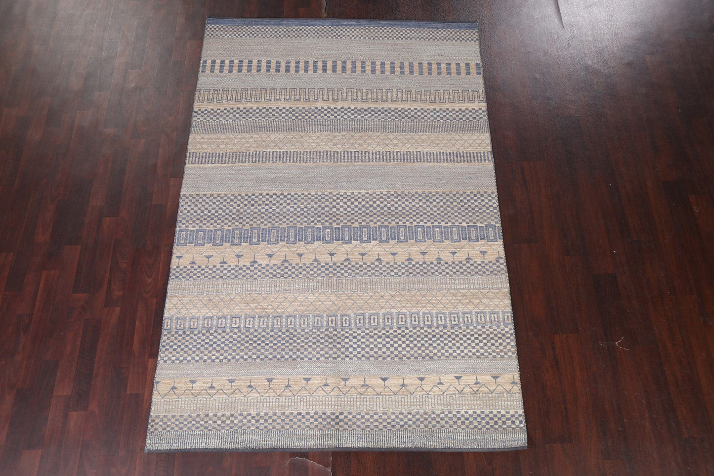 Vegetable Dye Chobi Peshawar Handmade Area Rug 6x8