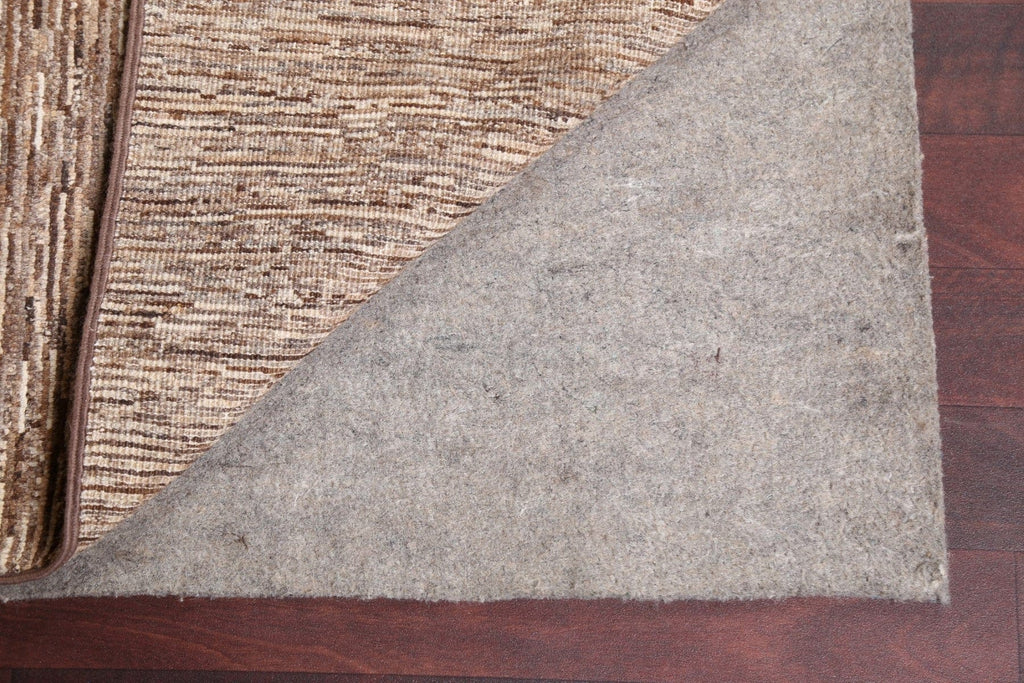 Earth-Tone Gabbeh Kashkoli Handmade Area Rug 5x8