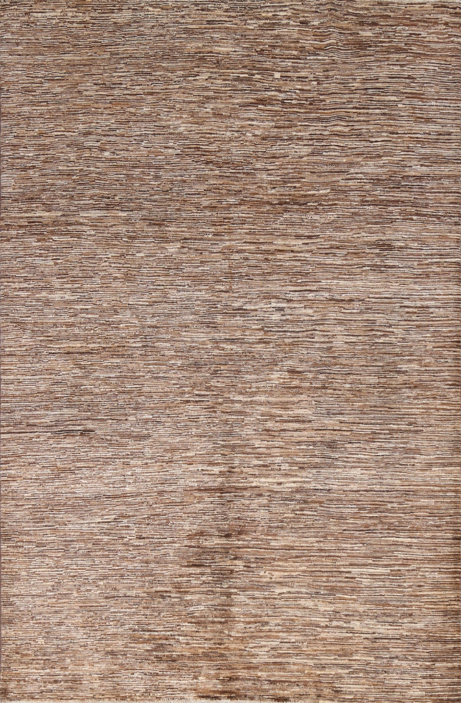 Earth-Tone Gabbeh Kashkoli Handmade Area Rug 5x8