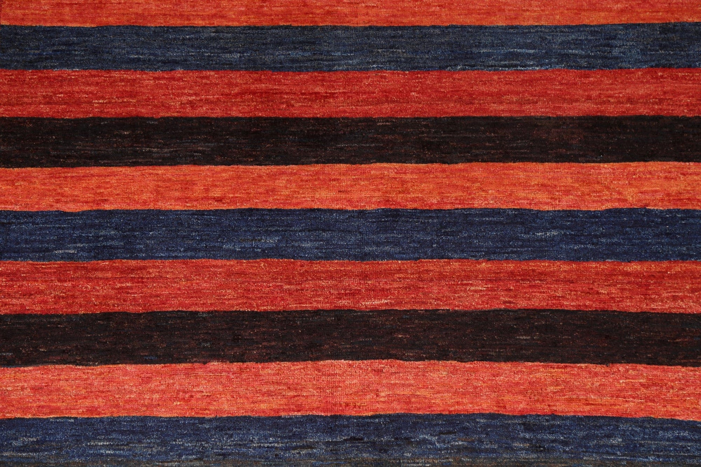 Striped Gabbeh Persian Area Rug 5x7