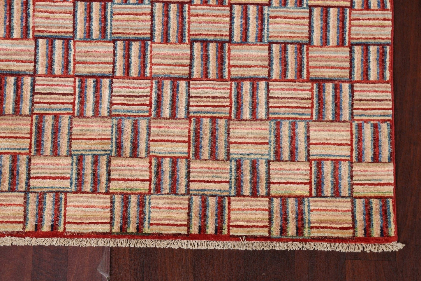 Contemporary Gabbeh Persian Area Rug 5x6