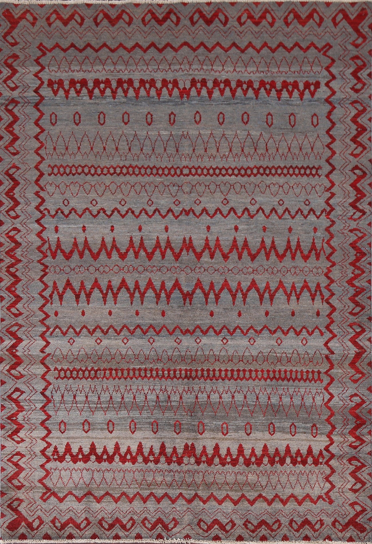 Handmade Gabbeh Kashkoli Wool Area Rug 6x8