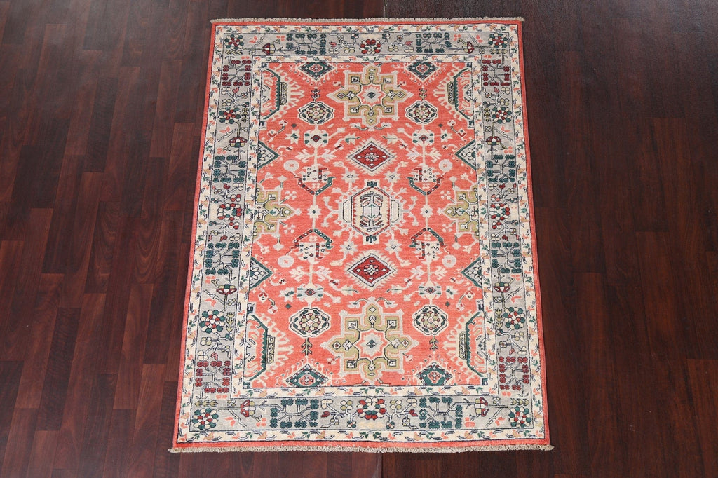 Vegetable Dye Heriz Oriental Area Rug 4x6