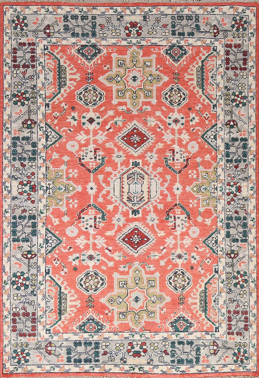 Vegetable Dye Heriz Oriental Area Rug 4x6