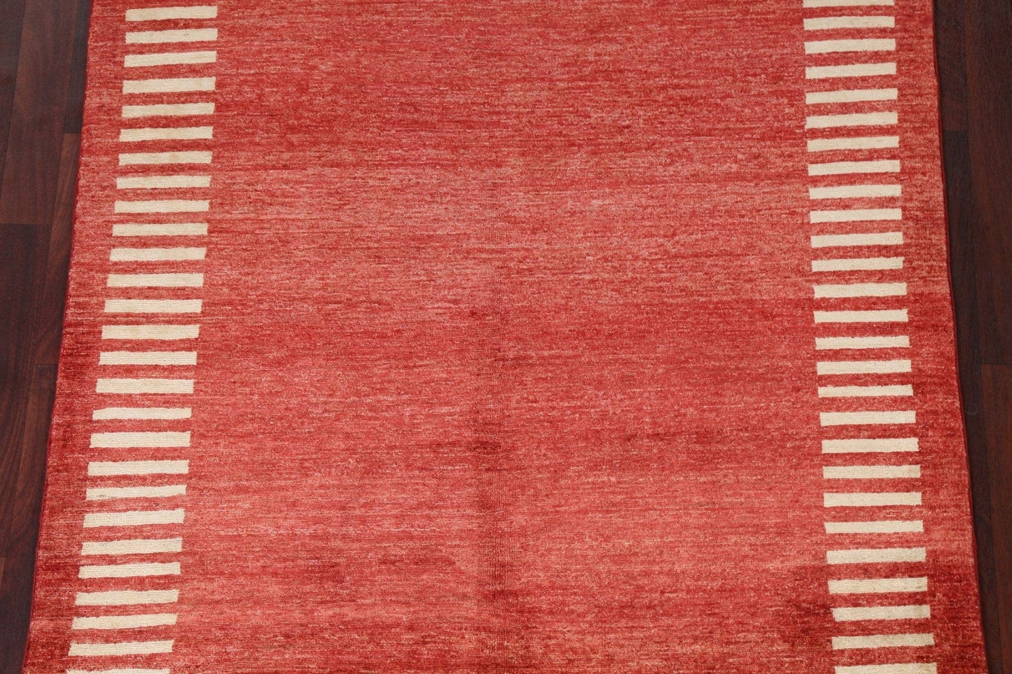 Handmade Gabbeh Kashkoli Wool Area Rug 4x5