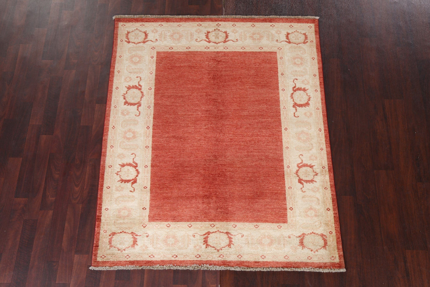 Wool Peshawar Handmade Area Rug 5x6