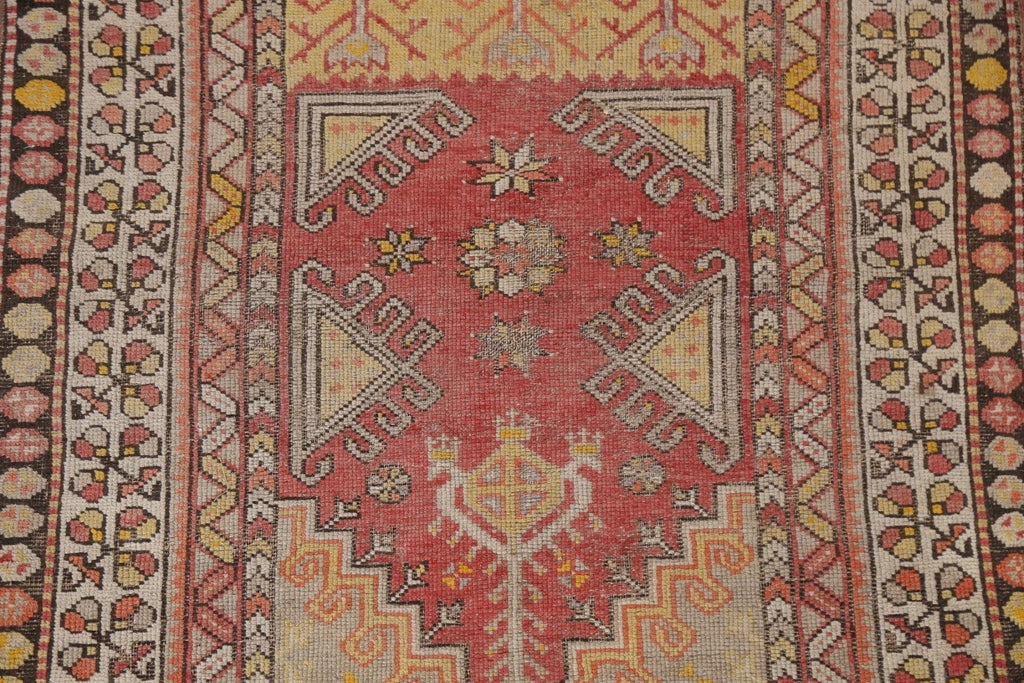 Antique Vegetable Dye Anatolian Turkish Area Rug 3x5