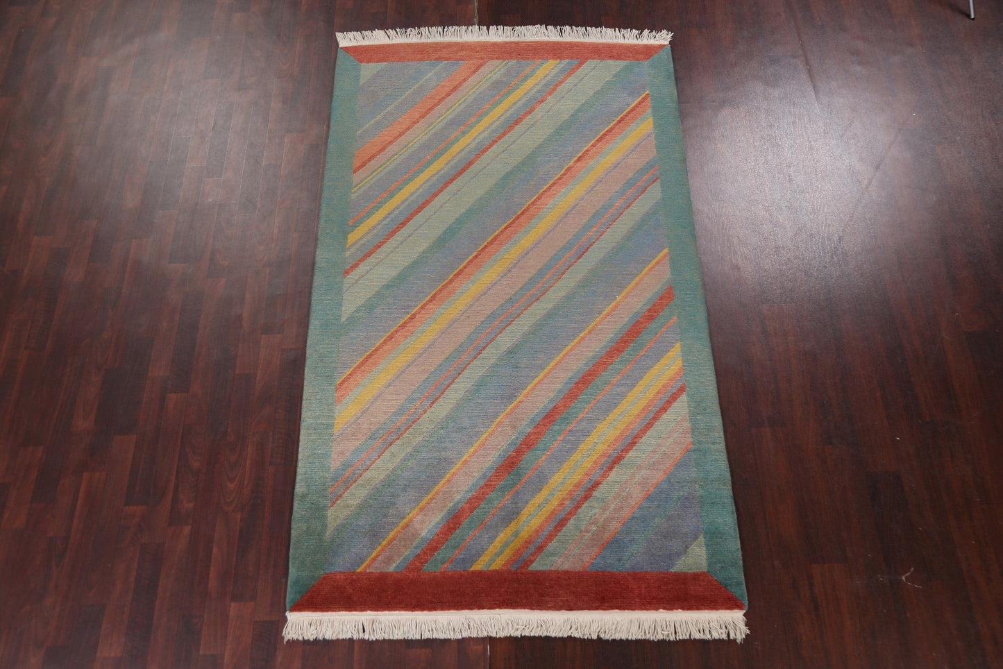 Vegetable Dye Nepalese Wool Area Rug 5x8