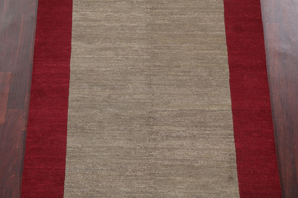 Vegetable Dye Wool Nepalese Modern Area Rug 4x6