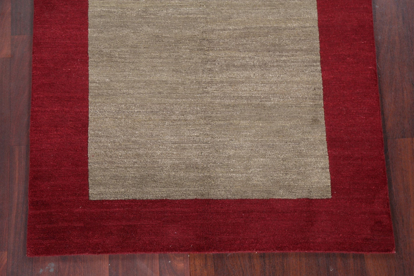 Vegetable Dye Wool Nepalese Modern Area Rug 4x6