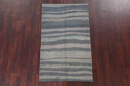 Vegetable Dye Nepalese Handmade Wool Rug 3x5