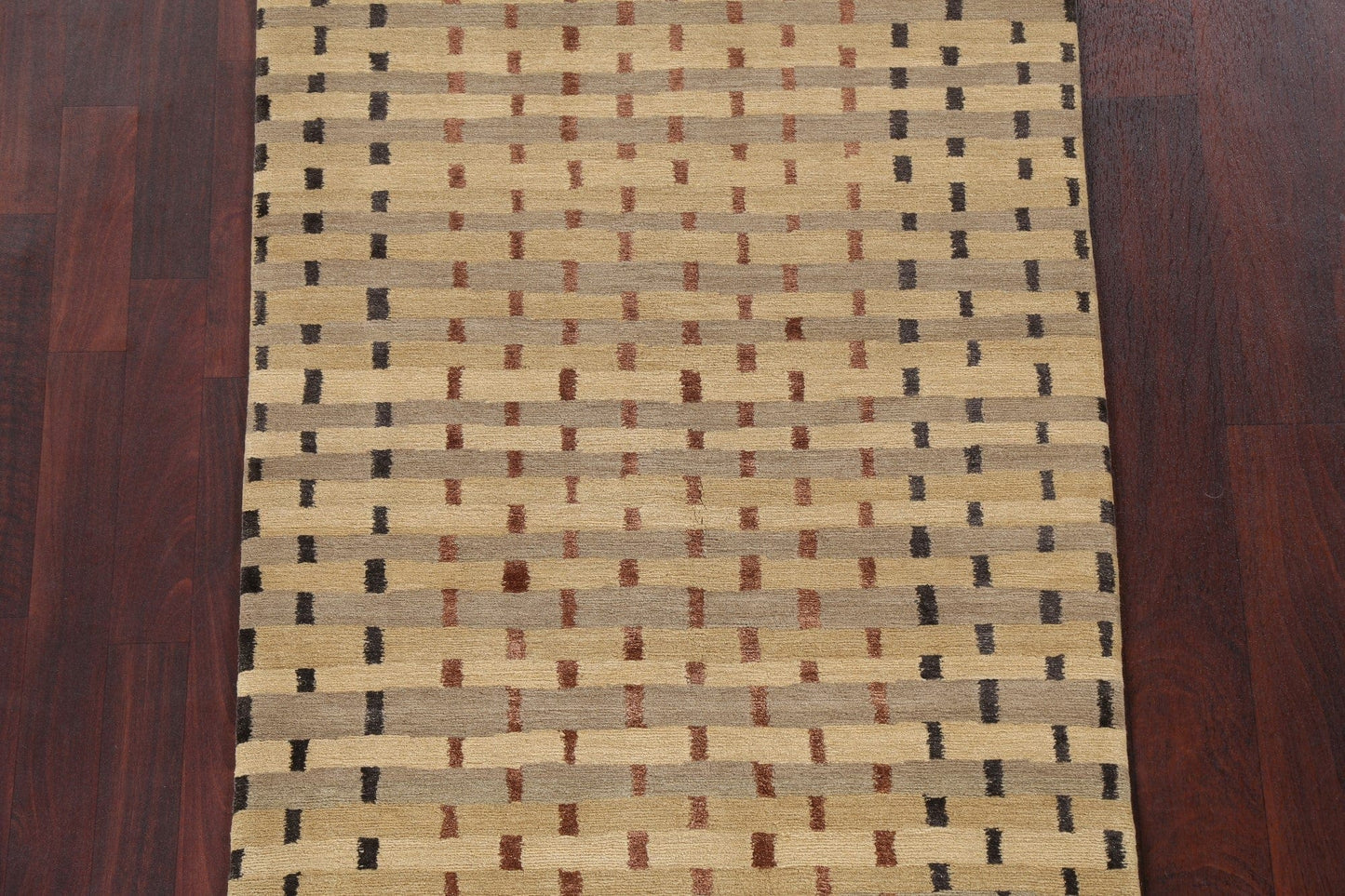 Vegetable Dye Nepalese Contemporary Wool Rug 3x5